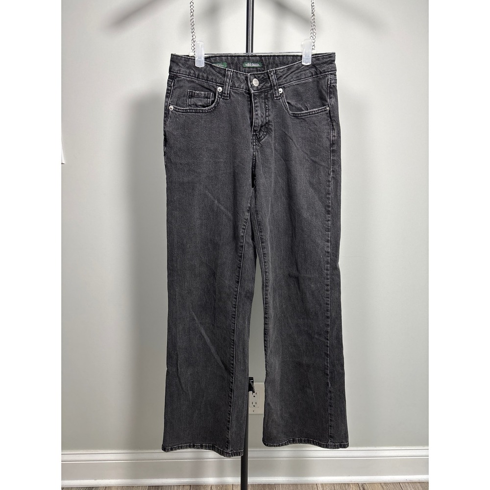 Wild Fable Baggy Jeans Women 0 Black Low Rise Wide Leg Y2K Streetwear Denim